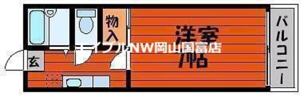 プレアール西川原の物件間取画像